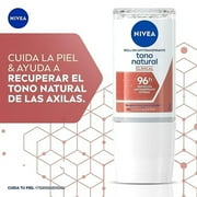 NIVEA Clinical Whitening Deodorant Natural Tone 96 hour protection antiperspirant for women in roll on 50ml