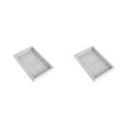 thumbnail image 2 of Maytalsory Soft Velvet Lining Jewelry Boxs Store And Collection In Style Effectively Protecting Accessories Wood Jewel Storage Case Ice gray velvet 2Set, 2 of 6