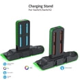 thumbnail image 3 of Base de carga 6 en 1 para mandos Joy-Con y Pro con organizador y soporte RGB, compatible con Nintendo Switch 2, 3 of 7