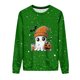 thumbnail image 3 of Ailaofu Women's Halloween Printed Round Neck Casual Sports Long Sleeve Sweatshirt Top Sweatshirt Loose Soft Long Sleeve Pullover Tops, 3 of 6