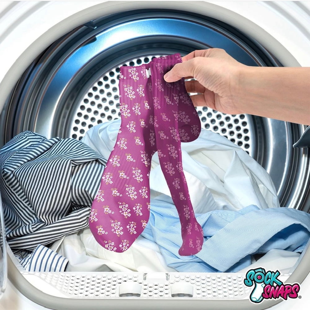 Sock Snaps - Socks Washing Machine Locks - Sock Clips for Washing Machine and Dryer, Socks Organizer for Closet & Sock Keeper - Easy-to-Use Laundry