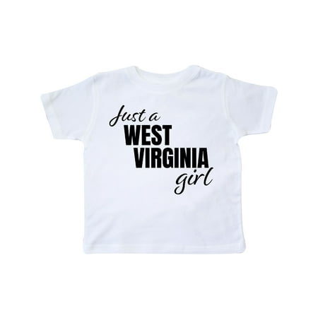 

Inktastic Just a West Virginia Girl Born and Raised Gift Toddler Toddler Girl T-Shirt