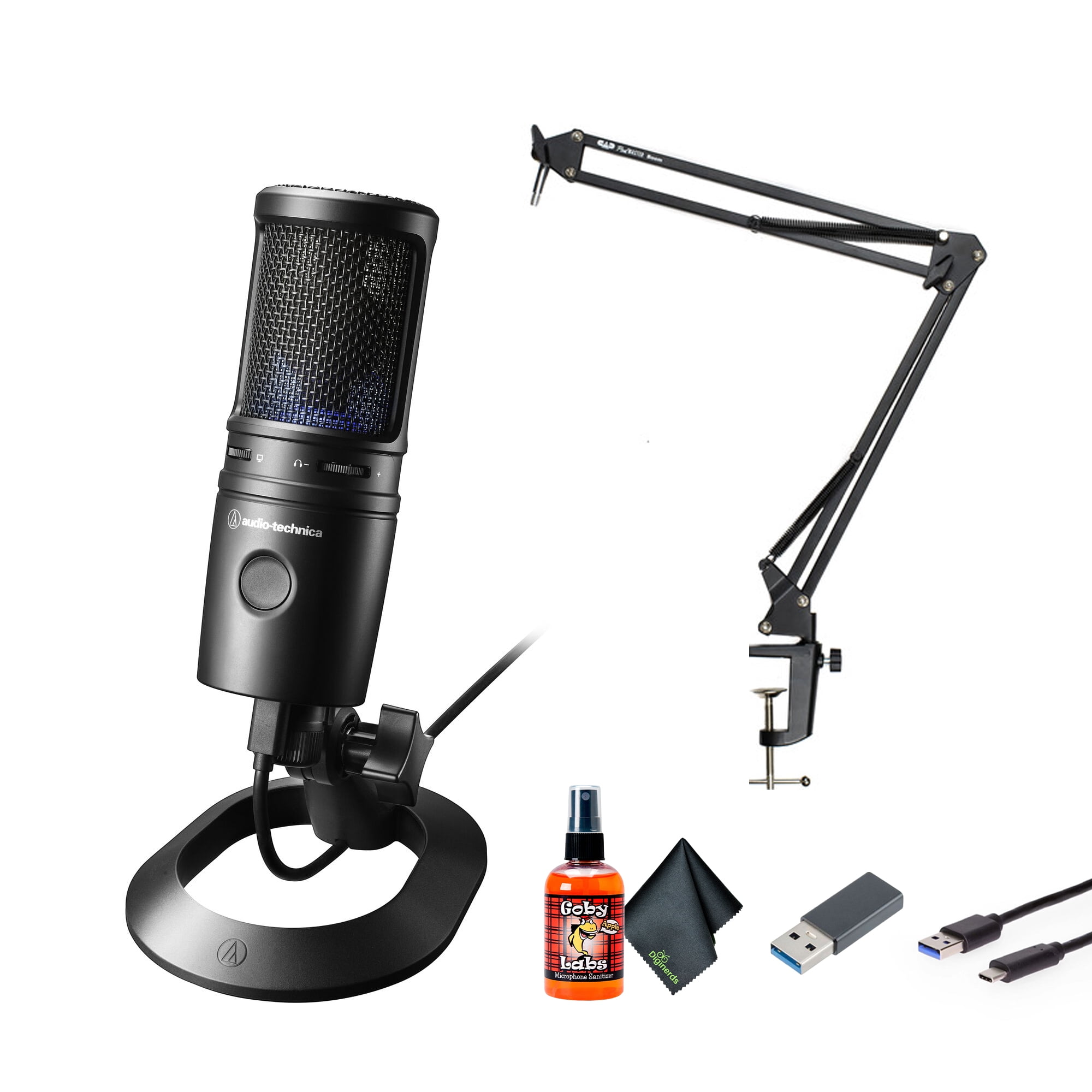 Audio-Technica AT2040USB Hypercardioid Dynamic Podcast USB
