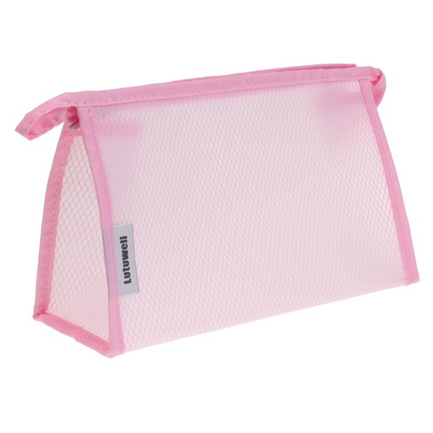 Bolsa de maquillaje cosmético de viaje Estuche de almacenamiento organizador de artículos de tocador Rosado jinwen Bolso cosmético
