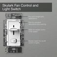 thumbnail image 7 of Lutron 69153 - SFSQ-LF-AL SKYLARK QUIET LGT/FAN AL Fan Controls, 7 of 7