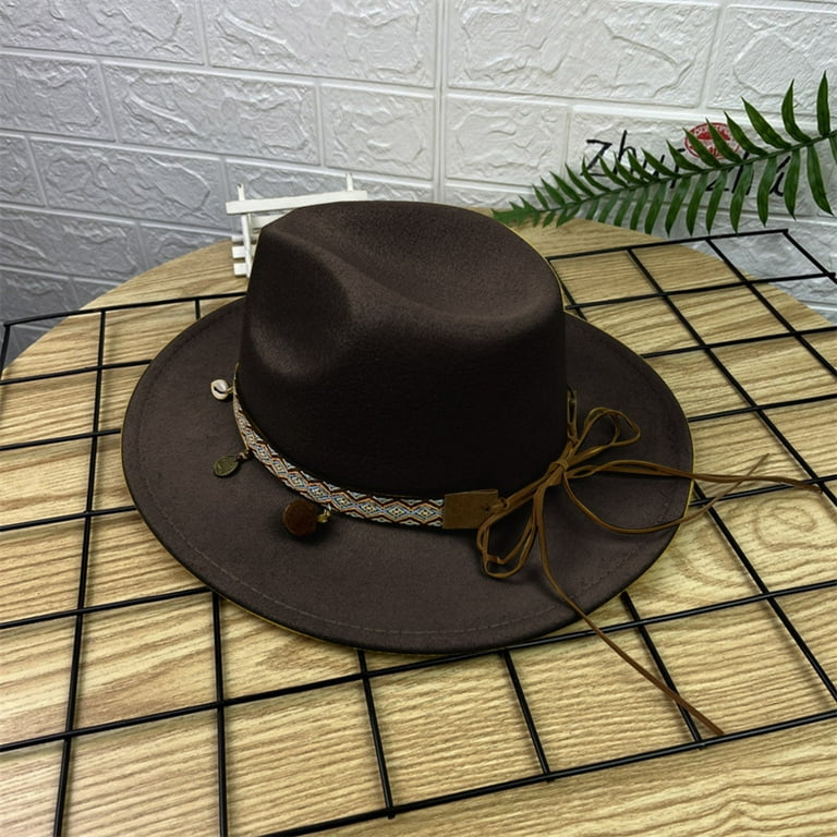 LBECLEY S A Hat Fashionable Fedora Fedoras Men Wide for Women Dress Hat  Women's and Hats Baseball Cap Hats La County Hats for Men Women N M 