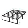 thumbnail image 5 of ZINUS Lorelai 14 Inch Metal Platform Bed Frame / Mattress Foundation with Steel Slat Support / No Box Spring Needed / Easy Assembly, Full, 5 of 5