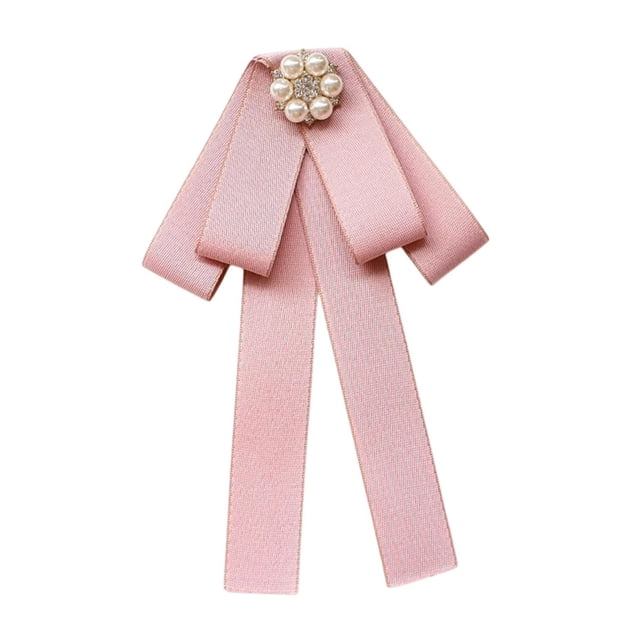 Broche de pajarita para mujer, diseño elegante, moderno y fácil de usar, broche de en parte posterior para sombrero, esmoquin, blusa y fiesta