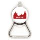 thumbnail image 1 of Moscú Rusia rojo patron de referencia Acero inoxidable Metal cerveza tapa sacacorchos, 1 of 3