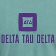 thumbnail image 3 of CafePress - Delta Tau Delta Purple Stacked Signature T Shirt - Mens Comfort Colors Shirt, 3 of 5
