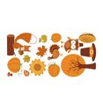 thumbnail image 2 of Herrnalise Fall Wall Decals Stickers,Autumn "HAPPY Thanksgiving" Pumpkin Truck Maple Leaves Decorations Bedroom Art,Thanksgiving Farmhouse Living Room Home Kitchen Decor, 2 of 8