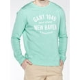 thumbnail image 2 of Gant Men's O2 Gant New Haven C-Neck Sweatshirt, Medium, Opal Green Melange, 2 of 2
