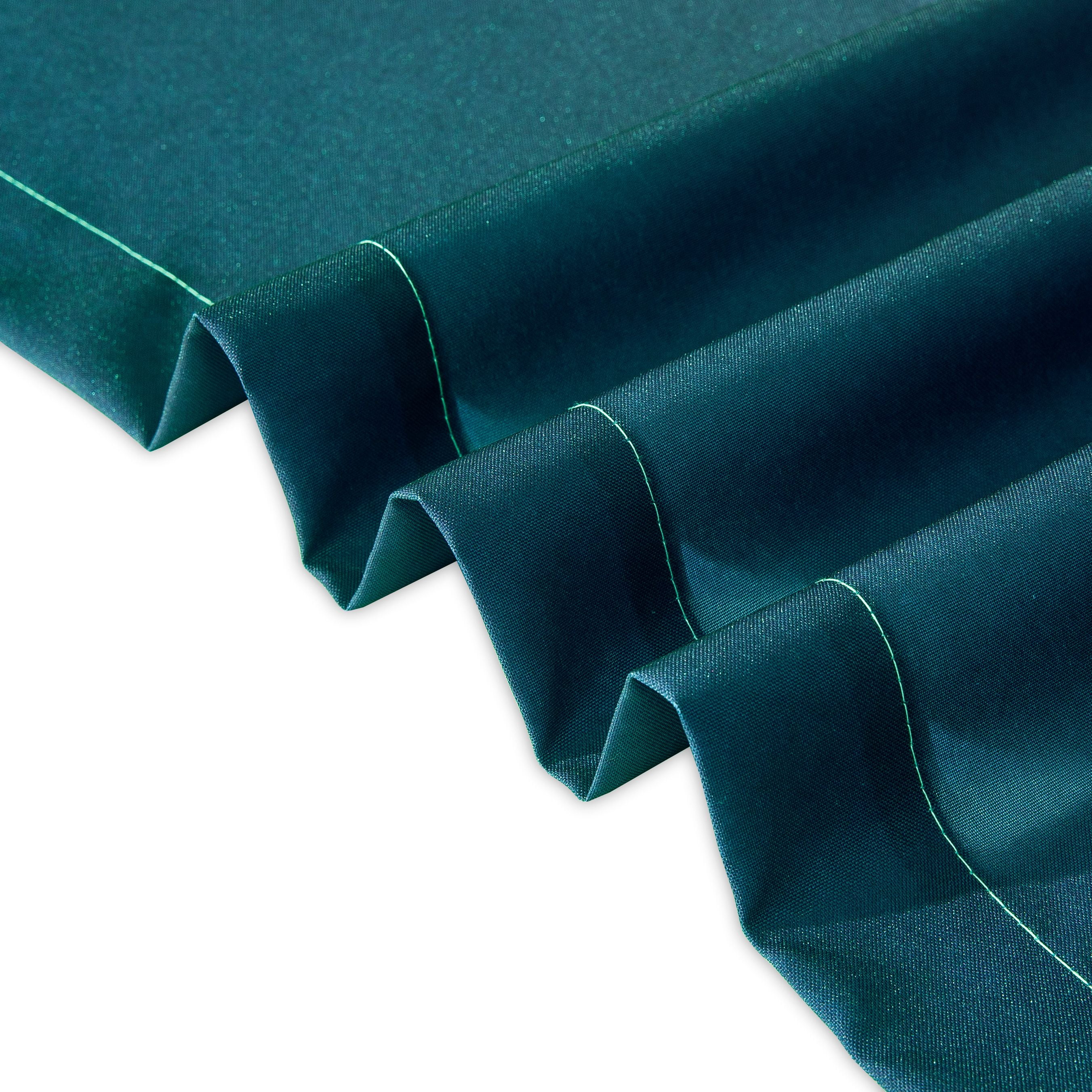 Dainty Home Shades Ombre Rod Pocket Window Curtain Set of 4 Panels in Blue