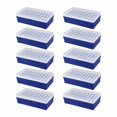 thumbnail image 1 of 10X Caja Sostenedor Soporte de Tubo de Centrifugadora 1.5Ml 50 Enchufes de Plastico de Laboratorio, 1 of 5