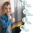 thumbnail image 3 of Blackout Kids Curtains,Black and Gold Marble Pattern Children's Insulated Curtains Set Of 2,Bedroom Essentials,Toddler Room Decor 42"x84", 3 of 5