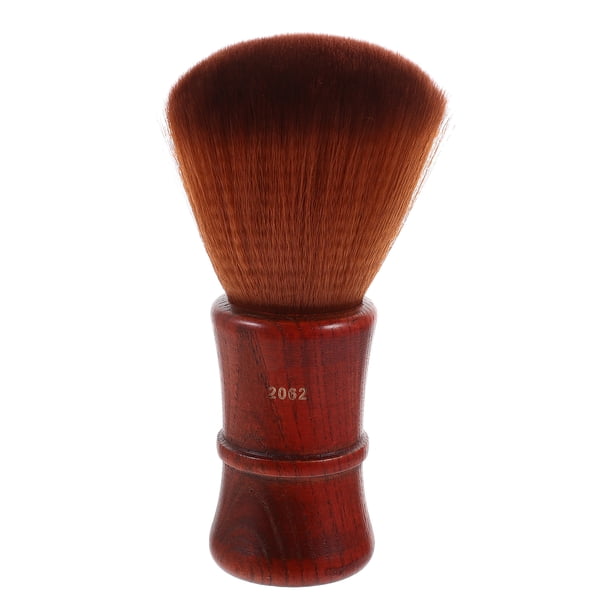 FELTECHELECTR Cepillo profesional para cortar el pelo con mango de madera, para limpieza del cabello, para peluquería, para hombres y mujeres (marrón)