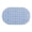 Blue, variant on Round Non Shower Bath Mat with Suction Cups & Drain Holes, Machine Washable Bathtub Mat for Bathroom Swimming Pool(Grey,75x45cm)