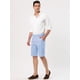 thumbnail image 4 of Pantalones Cortos De Rayas Verticales uxcell Azul Blanco 30, 4 of 7