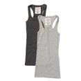 thumbnail image 1 of Women's & Juniors Ribbed Cami Racerback Workout Tank Top - 2 Pack, 1 of 1