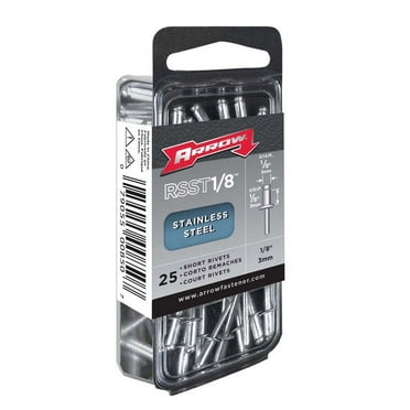 Arrow RSST1/8 Short Pop Rivet 1/8 in L Stainless Steel