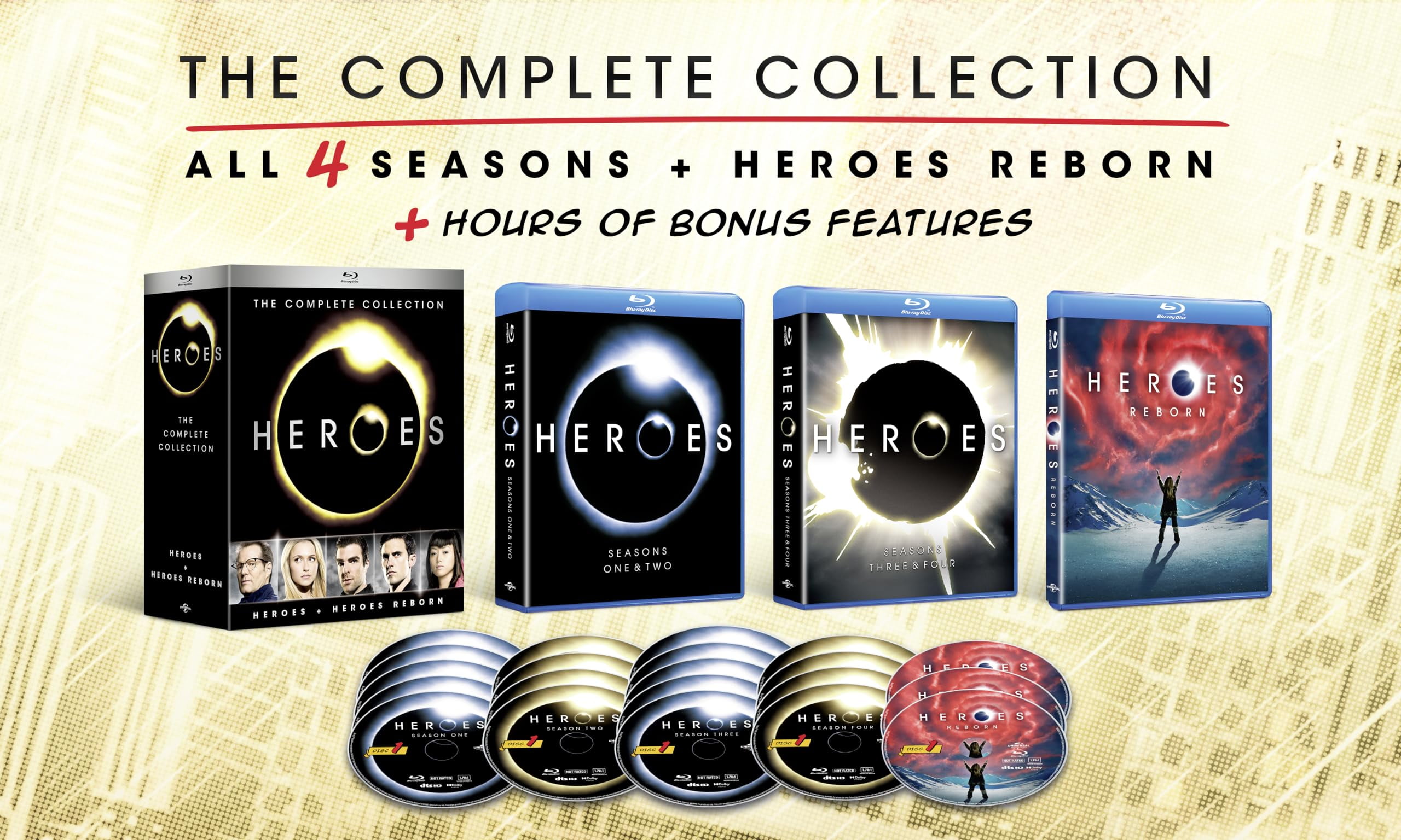 (未使用･未開封品)　Heroes - Season 1-4 Complete Collection [Blu-ray] [Import] p1m72rm Amazon.com: Heroes: The Complete Series [Blu-ray] : Masi Oka