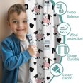 thumbnail image 3 of Blackout Kids Curtains,White Cow Moo Milk Pattern Childrens Insulated Curtains Set Of 2,Bedroom Essentials,Toddler Room Decor 42x54in(106x137cm), 3 of 5