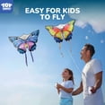 thumbnail image 3 of Butterfly Kite Toy Life Giant de 123 cm con cuerda de 100 m para niños de 4 a 8 años, 3 of 8