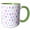 Green/White, variant on 3drose, Chic Pink, Purple, Blue Watercolor Hand Painted Brush Strokes, 11oz Magic Transforming Mug