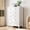 White, variant on Memoryfield 5-Drawer Tall Dresser, Modern Wooden Chest of Drawers w/ Deep Drawers & Metal Knobs, for Bedroom, Entryway, Hallway, Pink
