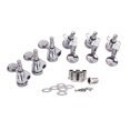 thumbnail image 4 of 6 Pieces 3R Guitar String Tuning Adjustable Lightweight Musical Instrument Peg Rustproof Threaded Tuner Machine Heads Adjustable Knobs Locking String Set Good Fixation, 4 of 9