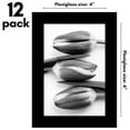 thumbnail image 6 of Americanflat 4" x 6" Picture Frame Set to Enhance Wall Decor - Black - 12 Pack, 6 of 8