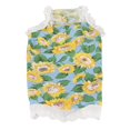 thumbnail image 4 of Pet Clothing, Comfortable   Pet Skirt Sun Protection Sunflower Art  Breathable  For Cats ANGGREK L azul, 4 of 8