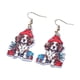 thumbnail image 2 of Christmas Earrings Reindeer Colored Acrylic Snowflake Hat Snowman Earrings Christmas Tree Earrings For Women Essentiales For Festivals, 2 of 6
