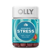 3 Pack OLLY Goodbye Stress Gummies, Berry Verbena 42 Ct
