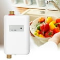 thumbnail image 3 of Electric Tankless Water Heater,  Water Heater, Mini With LED Indicator Light For Bathroom Kitchen Washing Hot And Cold Dual-use US 110V 3000W, 3 of 8