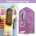 thumbnail image 4 of D-GROEE Garment Bags For Hanging Clothes,Clear Dance Garment Bags For Dancers,Dance Costume Bag,Dance Competition Bag For Girls,Garment Bags For Travel Storage.Garment Bag For Kids, 4 of 7