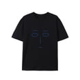 thumbnail image 1 of Expressionless With A Cold Face Print Simple Slim Fit Pure Cotton Short-sleeved, Simple Cotton T-shirt For Summer, Men's Round Neck Short-sleeved T-shirt Casual Casual Comfortable Lightweight Top, 1 of 5