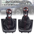 thumbnail image 3 of For VW Volkswagen Golf 5/6 MK5/6 Scirocco(2009) Octavia Manual Gear Shift Knob Shifter Pen 5 6 Speed Handball Car Styling Chrome-5Speed-Boot, 3 of 5