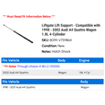 thumbnail image 2 of Liftgate Lift Support - Compatible with 1998 - 2002 Audi A4 Quattro Wagon 1.8L 4-Cylinder 1999 2000 2001, 2 of 2