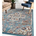thumbnail image 2 of Alexandria Blue Medallion Accent Rug 2'x3', 2 of 4