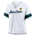 thumbnail image 4 of Women's Fanatics White Notre Dame Fighting Irish Hometown Premium Script T-Shirt, 4 of 5