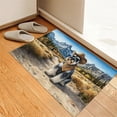 thumbnail image 3 of Welcome Fall Western Cowboy Schnauzer Enjoys Majestic Autumn Doormat Miniature Schnauzer Dog Lover Indoor Outdoor Welcome Mat - 01007, 3 of 5
