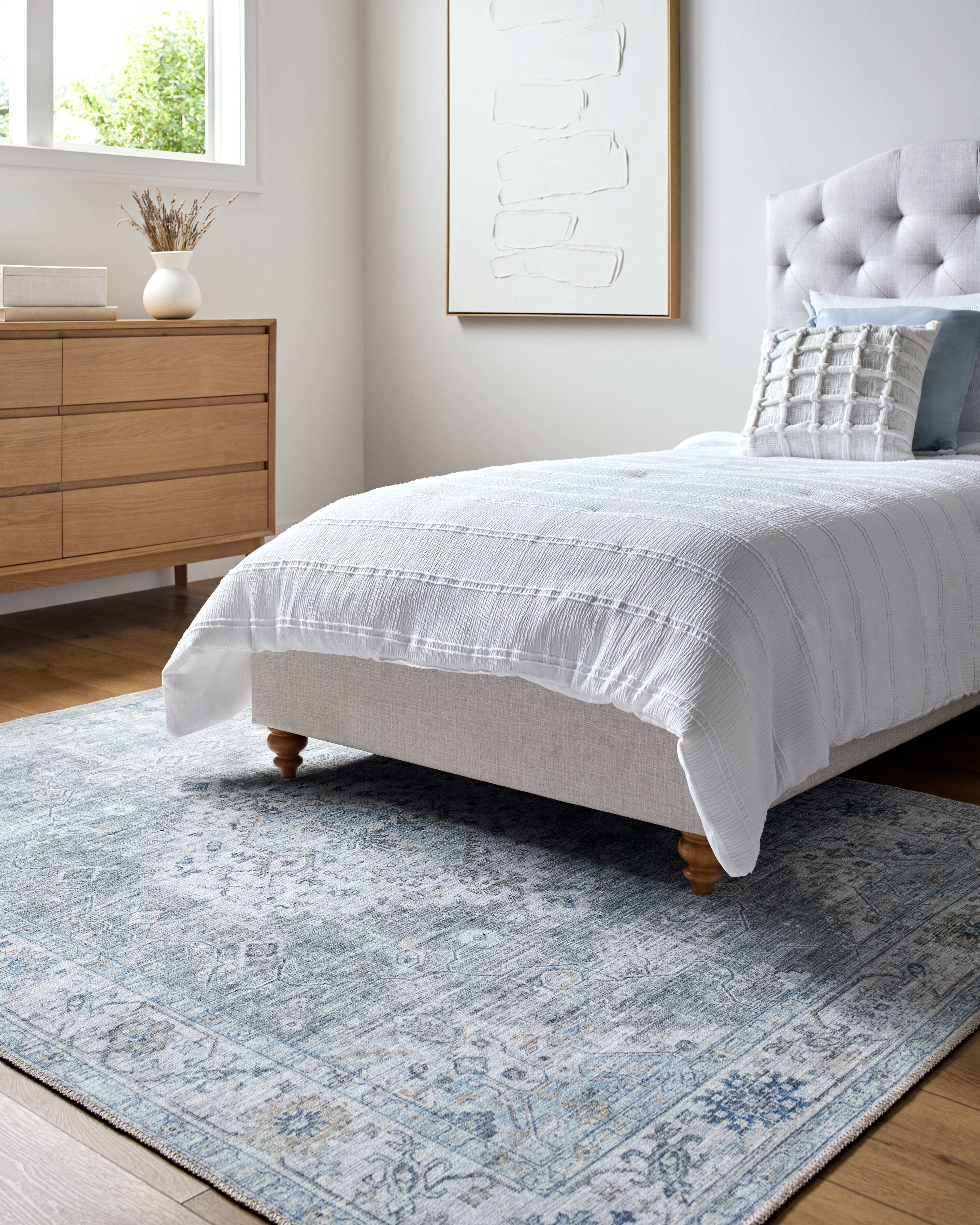 My Texas House Everyday Living Gemma Traditional Medallion Indoor Washable 9' x 12' Area Rug