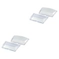 thumbnail image 2 of Transemion 1 Pair Light Lens Cover Guard Mud Tips for Transparent 52x100mm 2Set, 2 of 6
