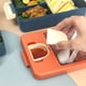 thumbnail image 5 of Cajas Bento para adultos - Fiambrera Bento de 1100 ML para niños con cuchara y tenedor - Tamaño perfecto y duradero para comidas para llevar, 5 of 6