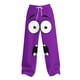 thumbnail image 3 of Ceisia Men's Loose Straight Leg Casual Pants Shocked Big Eye Cartoon Print Elastic Drawstring Waist Multi-Color Beach Vacation Pants Purple XXXXXL Gifts, 3 of 5