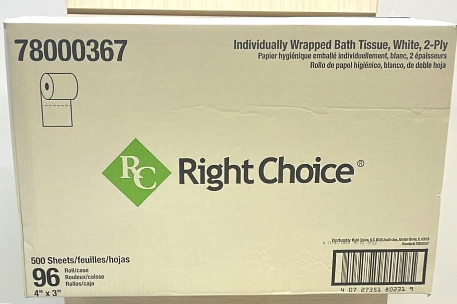 Toilet Paper 96 Cartons
