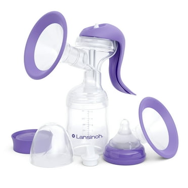 Lansinoh Manual Breast Pump, Hand Pump for Breastfeeding, 5 fl oz