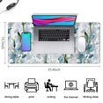 thumbnail image 5 of Long Mouse Pads for Desk,Pioneer Flower Floral Print Pattern Desk Mats on Top Of Desks, Desk Mouse Pad Extra Large with 3mm Non-Slip Base and Stitched Edge for Gaming,Office,Work,Home 35.4"x15.7", 5 of 6