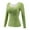 A-Green, variant on Wovix Women Long Sleeve Crewneck Thermal Shirt Lined Undershirt Ultra Soft Solid Color Basic For Daily Base Layer Built in Bra Tops for Women Cold Weather